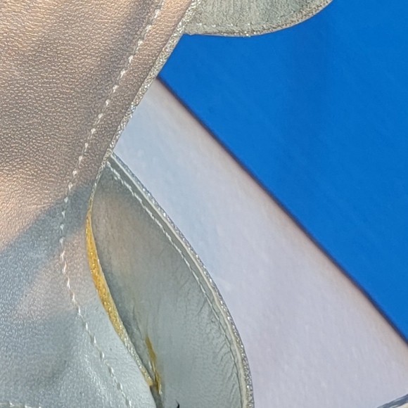 Top Moda Size 5 Formal Evening Party Ankle Strap High Heel Peep Toe Glitter - Picture 3 of 11